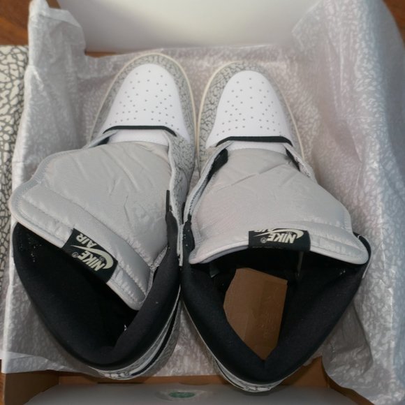 MENS SIZE 15 NIKE AIR JORDAN 1 ELEPHANT PRINT SHOES SNEAKERS SE - Picture 2 of 7